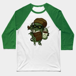 Hipster Cthulhu Baseball T-Shirt